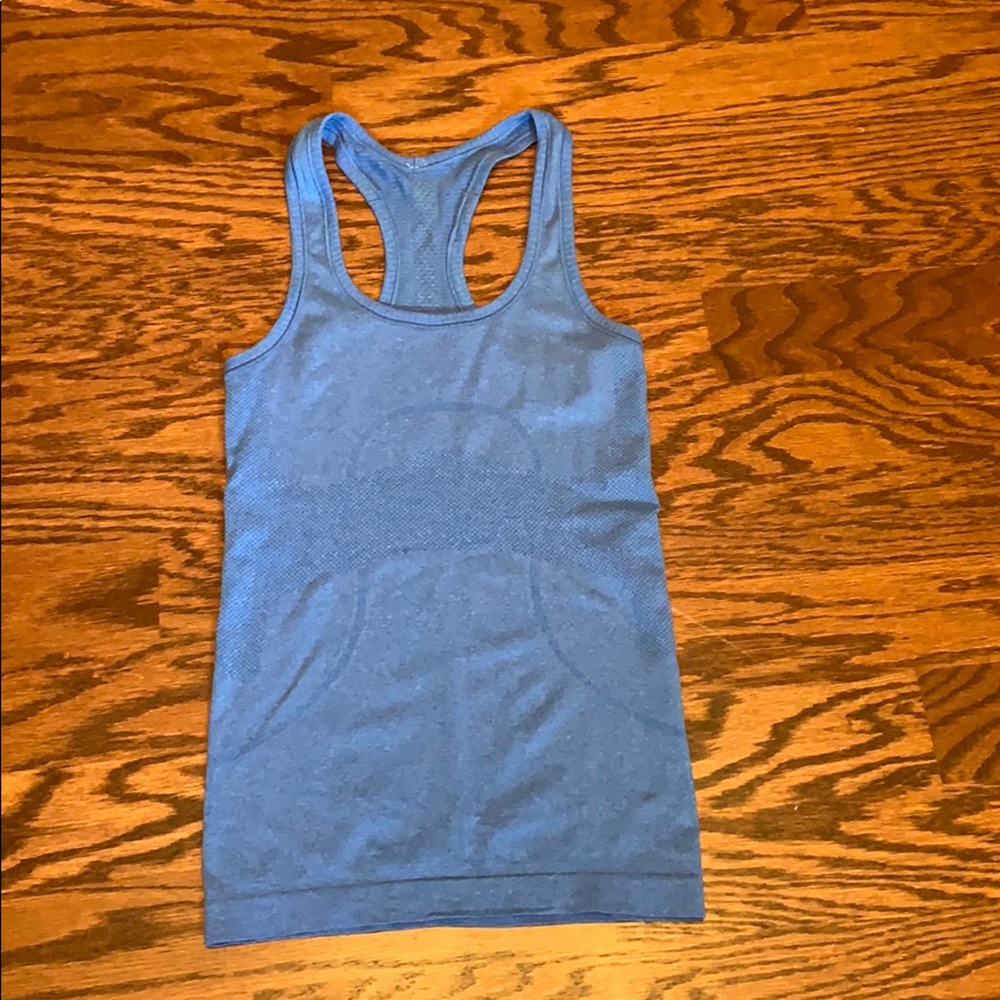 Lululemon lifhr blue tank top size 2